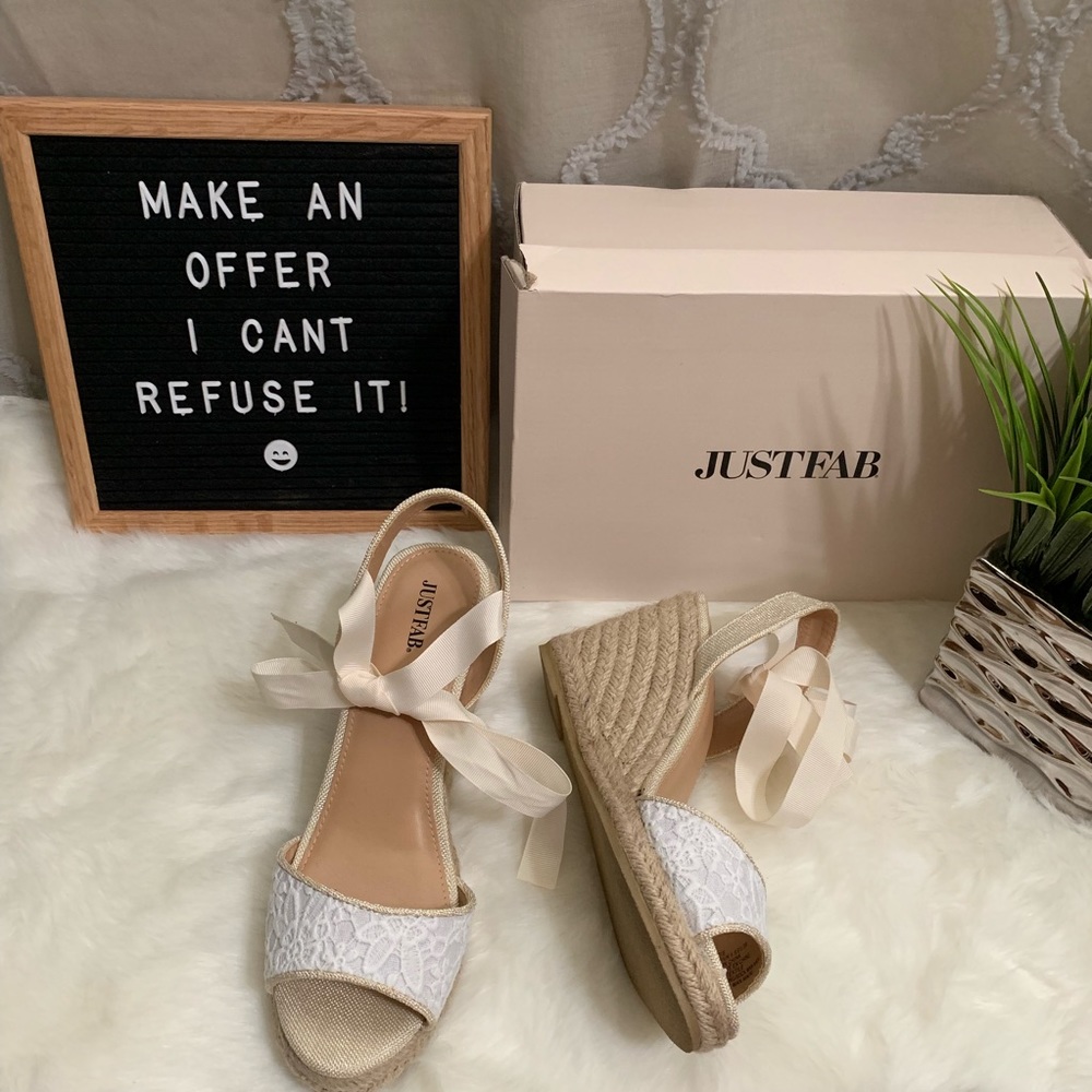 Just Fab Crochet Wedge